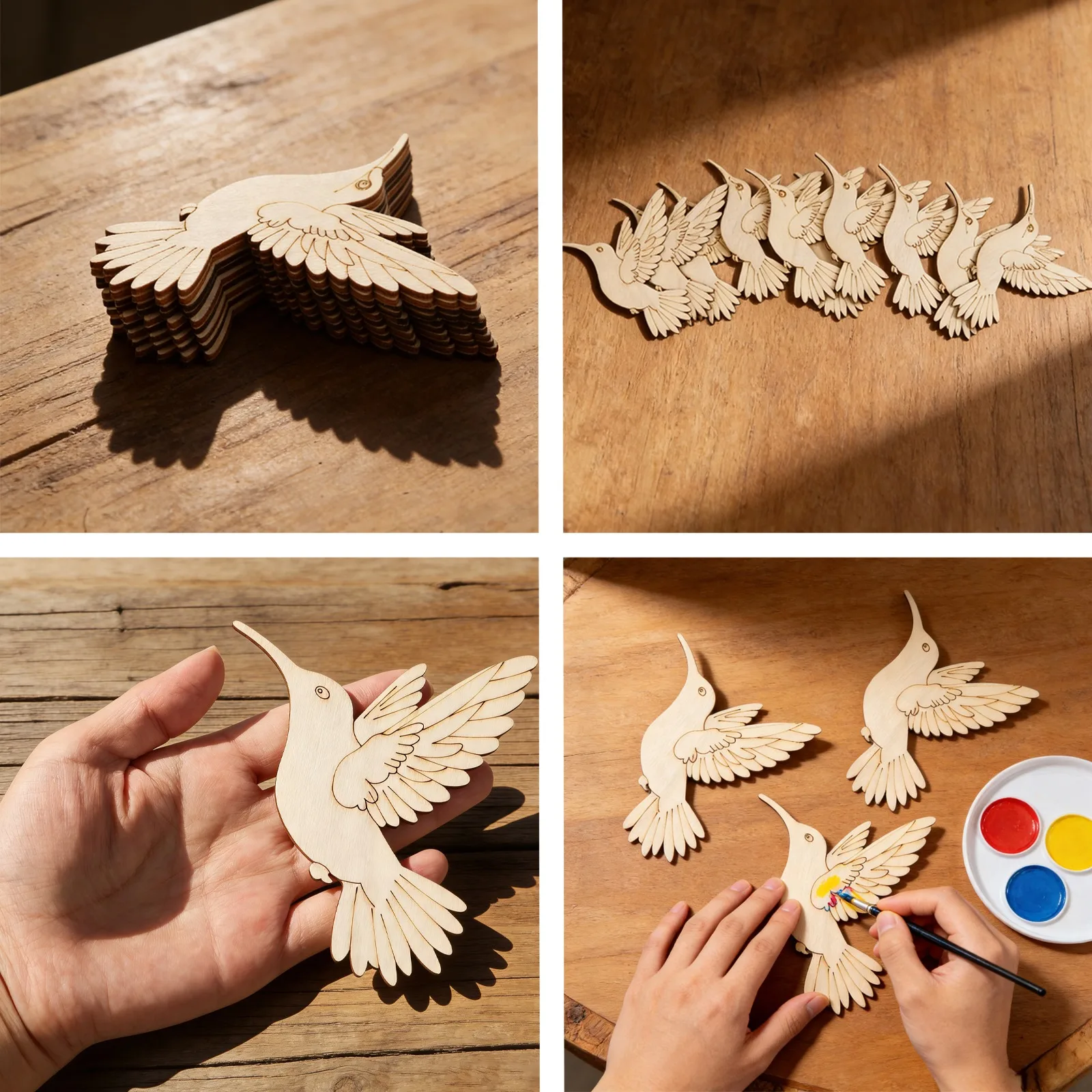 10pcs Unfinished Wood Animal B – обзор и цена Art Craft And