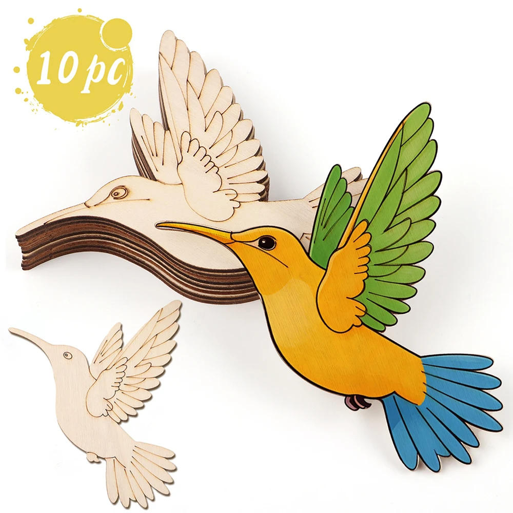 10pcs Unfinished Wood Animal B – обзор и цена Art Craft And