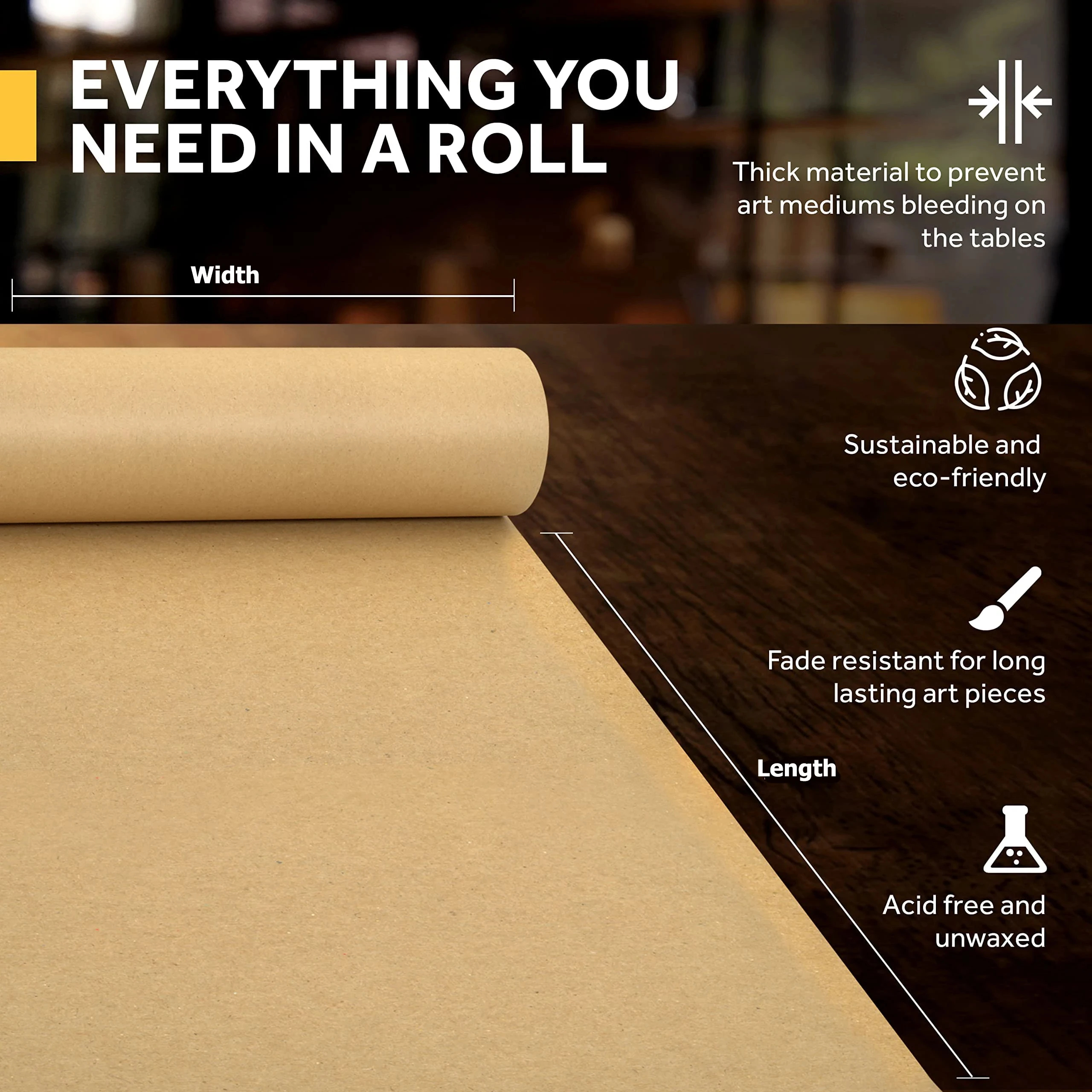 Kraft Paper Brown Ideal for Gi – обзор и цена Art Craft Halloween