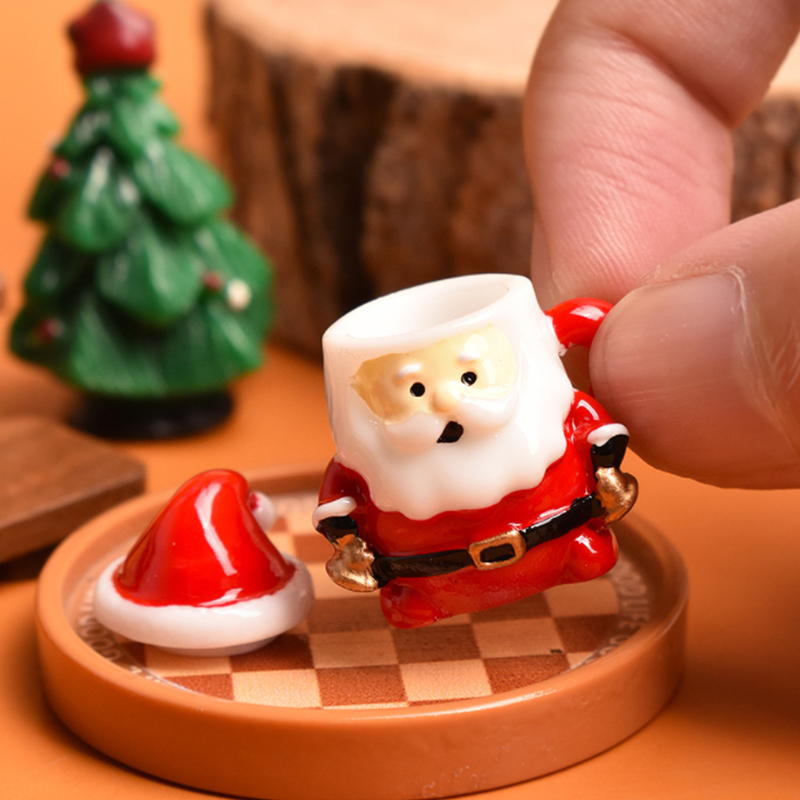 Mini Santa Teacup Ornament - R – обзор и цена Art Craft Market