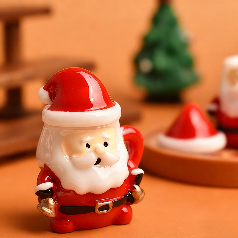 Mini Santa Teacup Ornament - R – обзор и цена Art Craft Market