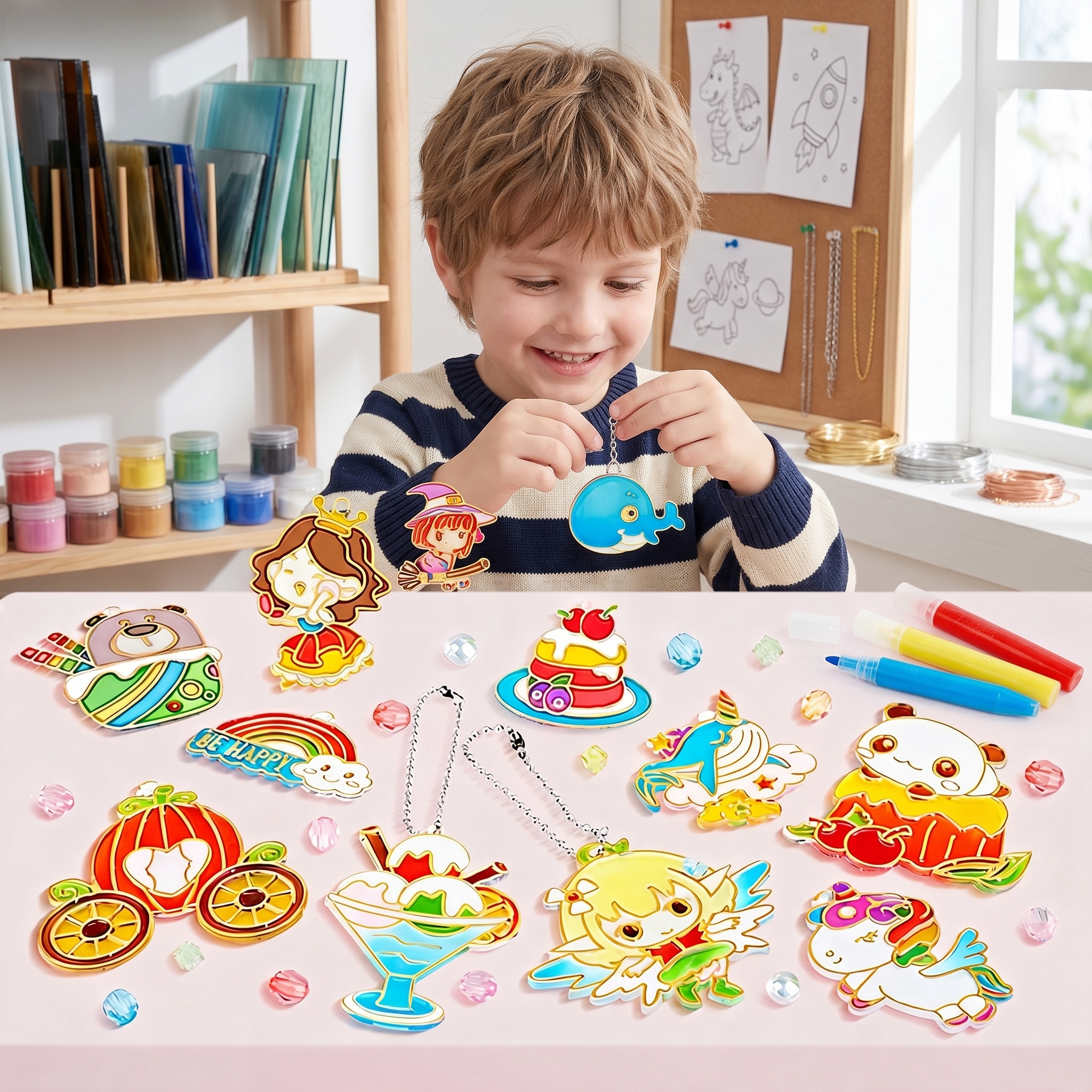 DIY Crystal Gel Painting Kit C – обзор и цена Art Craft For Toddlers