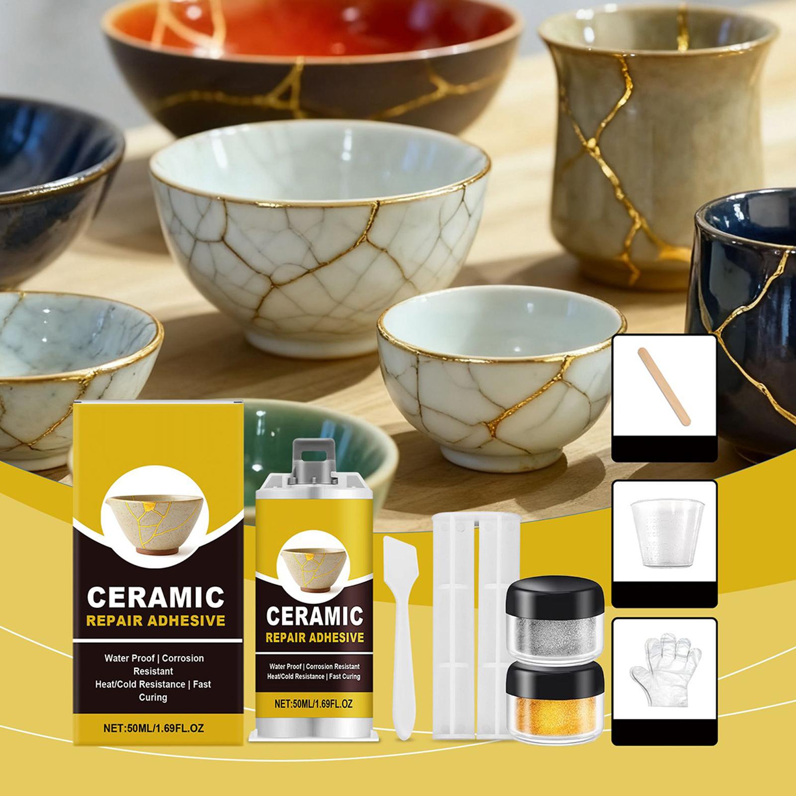 Kintsugi Repair Kit Gold Ceram – обзор и цена Art Craft Workshop