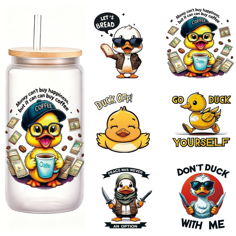 6pcs Cute Funny Cool Yellow Du – обзор и цена Art Craft Cup