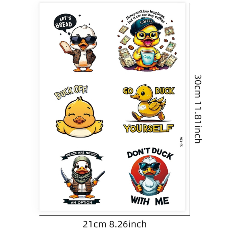 6pcs Cute Funny Cool Yellow Du – обзор и цена Art Craft Cup