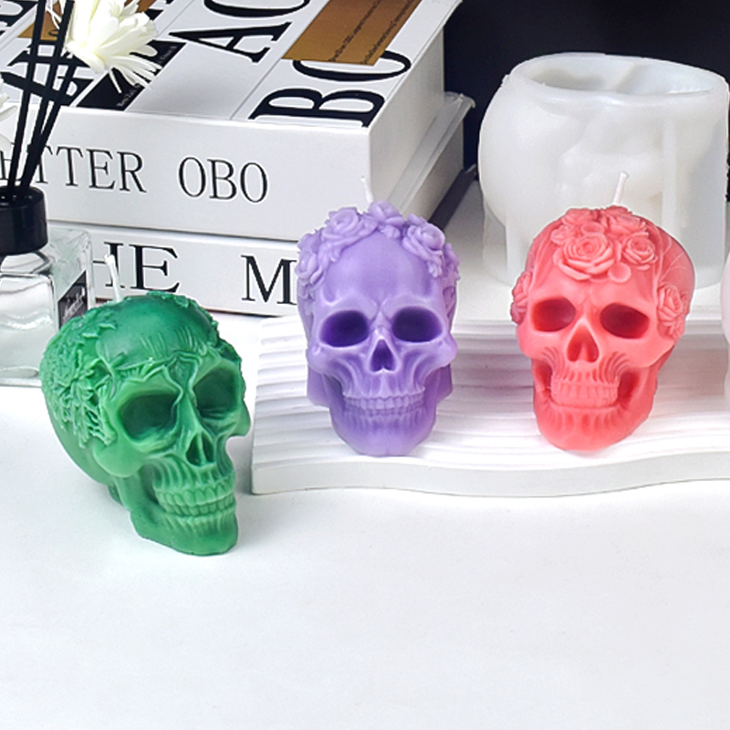 New Halloween Skull Silicone C – обзор и цена Art Craft Halloween