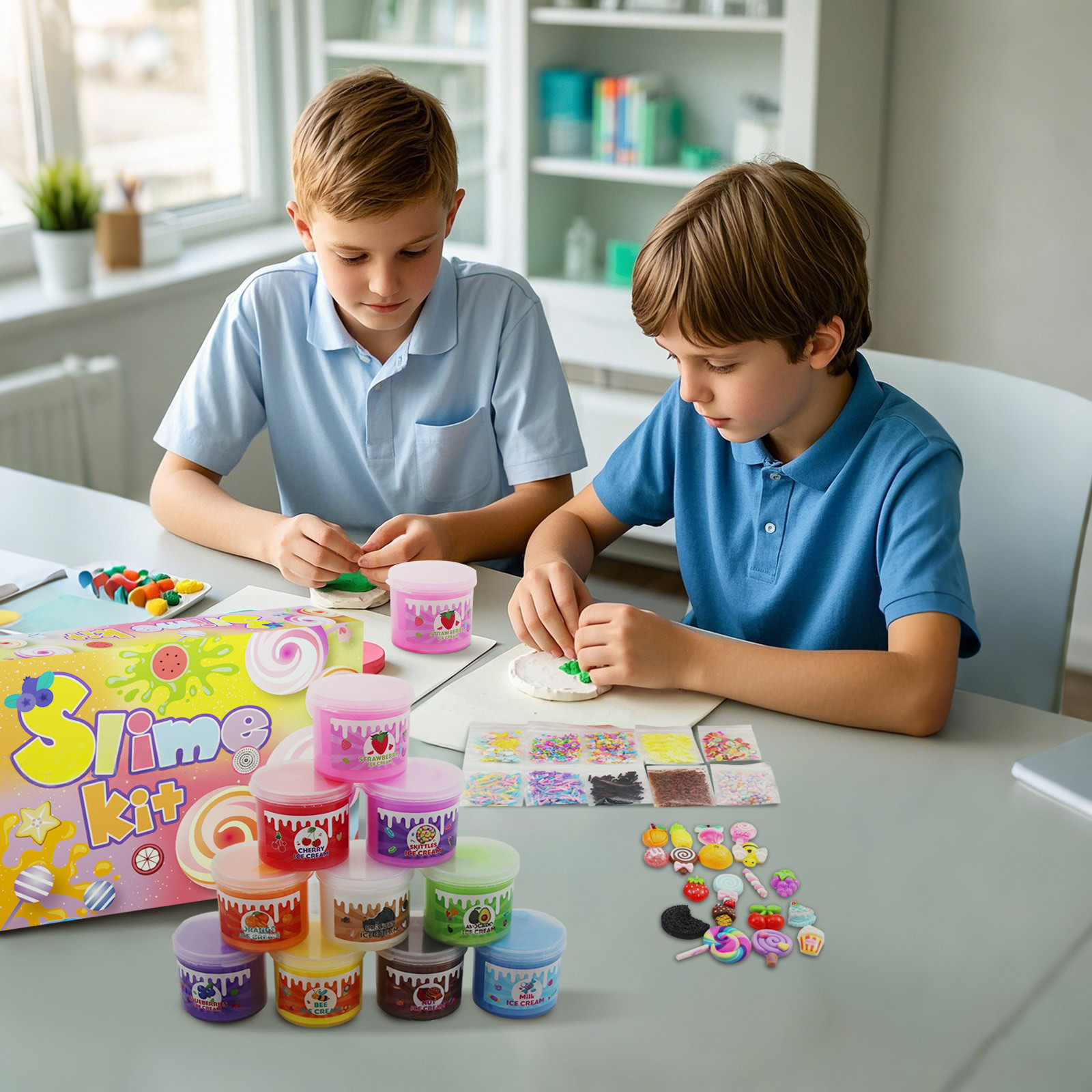 Kids Slime Kit DIY Stretchy Se – обзор и цена Art Craft Kindergarten