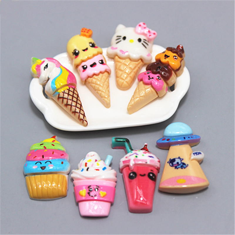 20pcs New Resin Cake/Sweet con – обзор и цена Art Craft Ice Cream