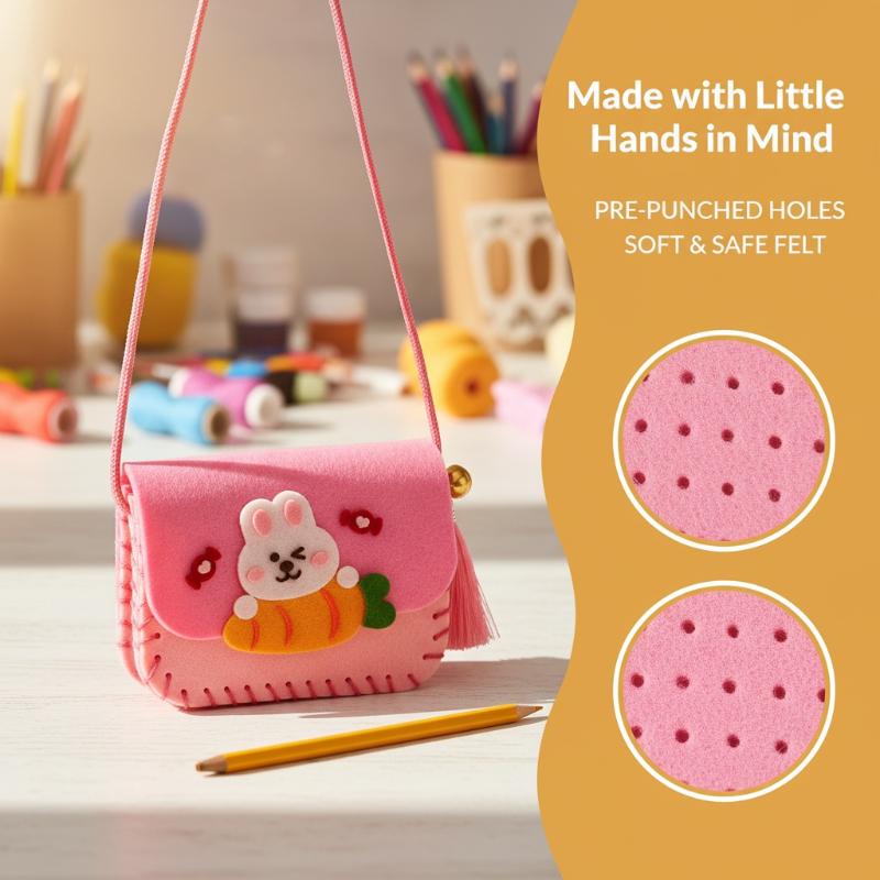 Children Felt Bag Making Kit D – обзор и цена Art Craft Kindergarten