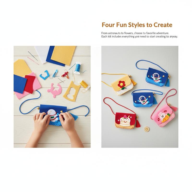 Children Felt Bag Making Kit D – обзор и цена Art Craft Kindergarten