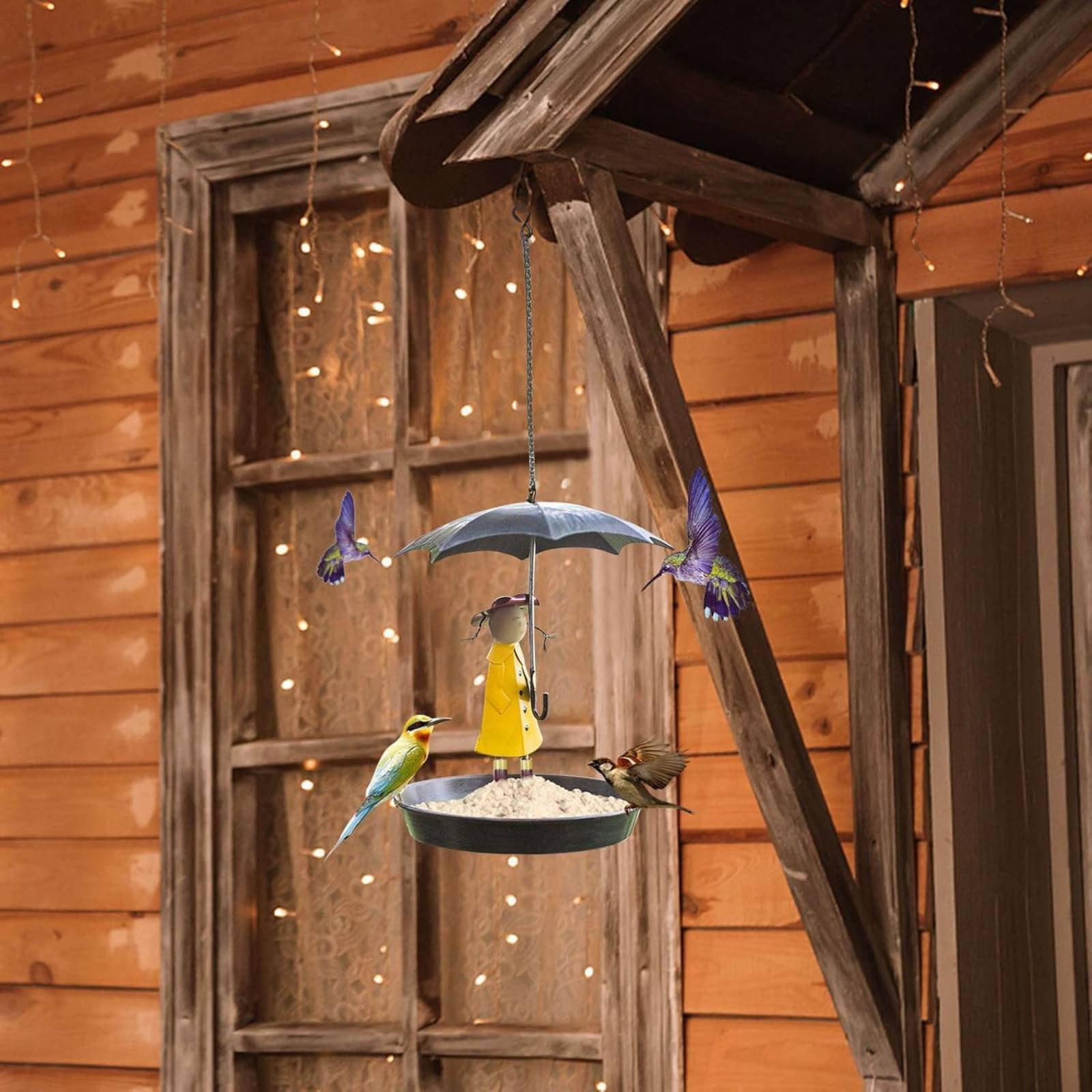 Girl with Umbrella Bird Feeder – обзор и цена Art Craft And