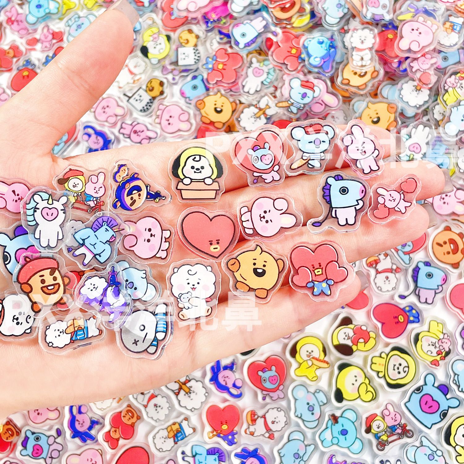 100pcs BT21 BTS single-layer 2 – обзор и цена Art Craft Market