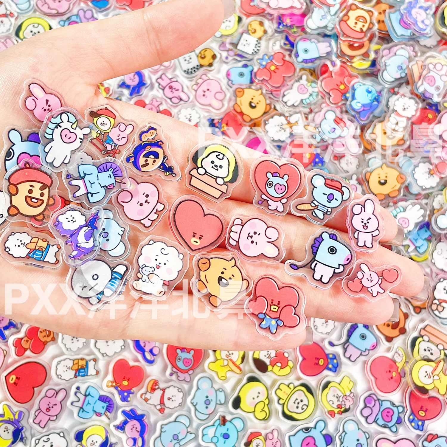 100pcs BT21 BTS single-layer 2 – обзор и цена Art Craft Market