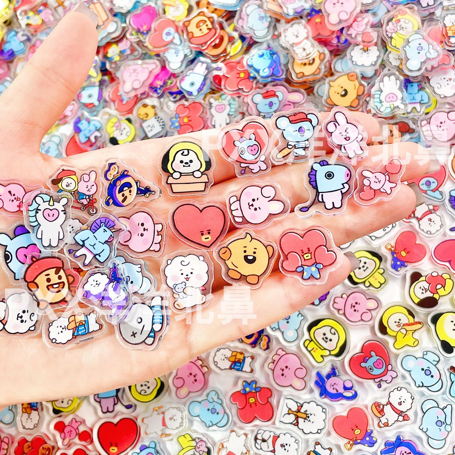 100pcs BT21 BTS single-layer 2 – обзор и цена Art Craft Market