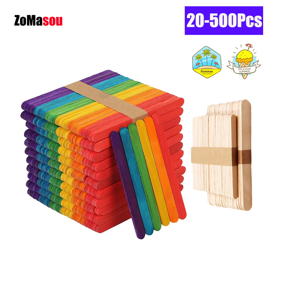 20/100/500Pcs Ice Cream Popsic – обзор и цена Art Craft Ice Cream