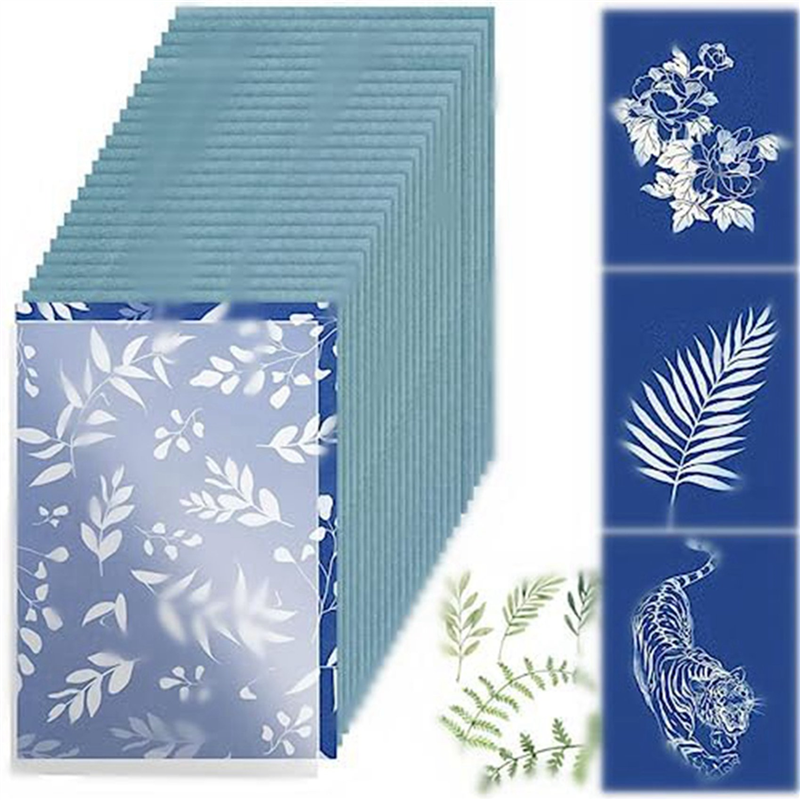 60 Sheets Cyanotype Paper, Sun – обзор и цена Art And Craft Nature