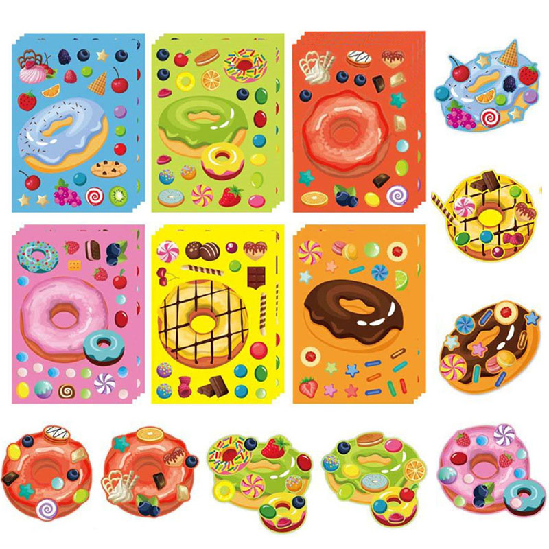 Make a Face Donut Stickers for – обзор и цена Art Craft For Toddlers