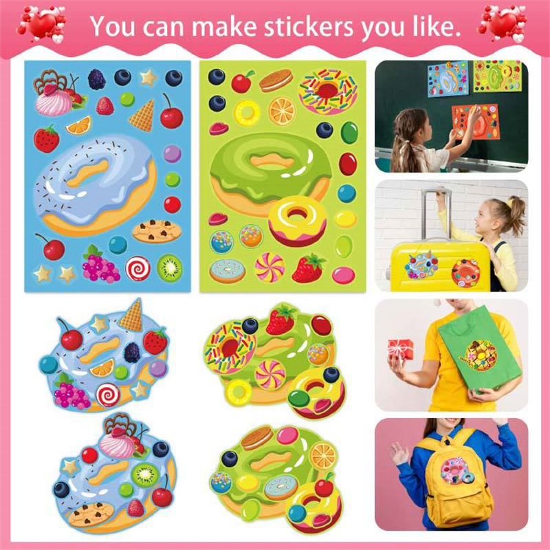 Make a Face Donut Stickers for – обзор и цена Art Craft For Toddlers